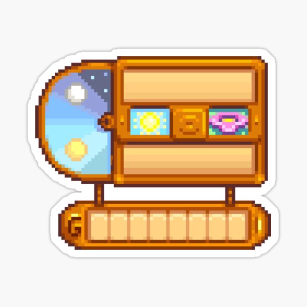 Aperçu de l'œuvre Horloge vide de Stardew Valley créée et vendue par Mememagicman.