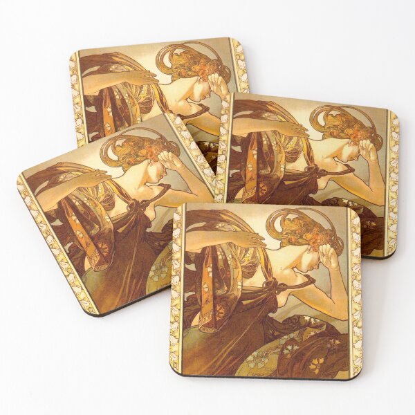 Item preview, Evestar by Alphonse Mucha designed and sold by IndieArtDream.