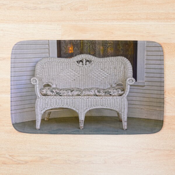 Item preview, Vintage Wicker Love Seat designed and sold by Catherine Sherman.