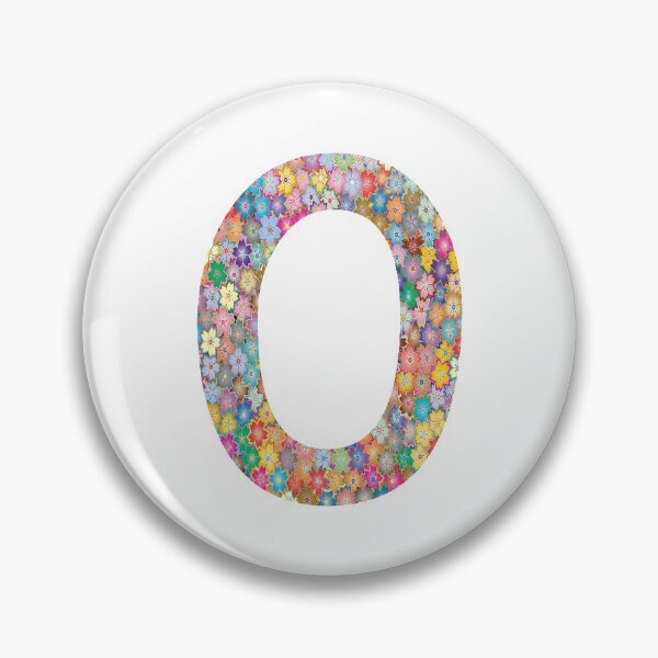 Item preview, Number 0 Colorful Flowers Funny Zero Gift designed and sold by Shariss.