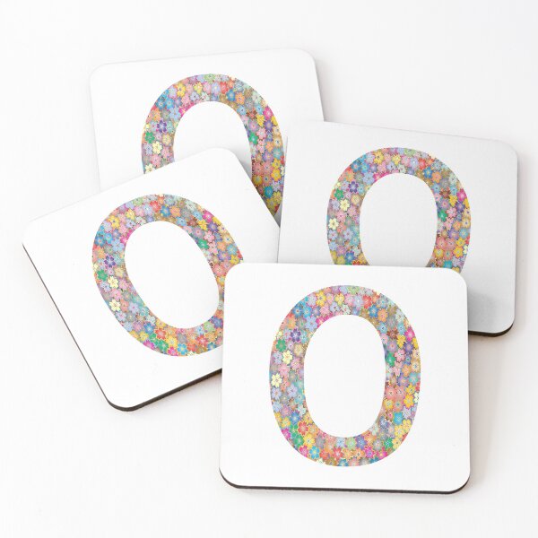 Item preview, Number 0 Colorful Flowers Funny Zero Gift designed and sold by Shariss.