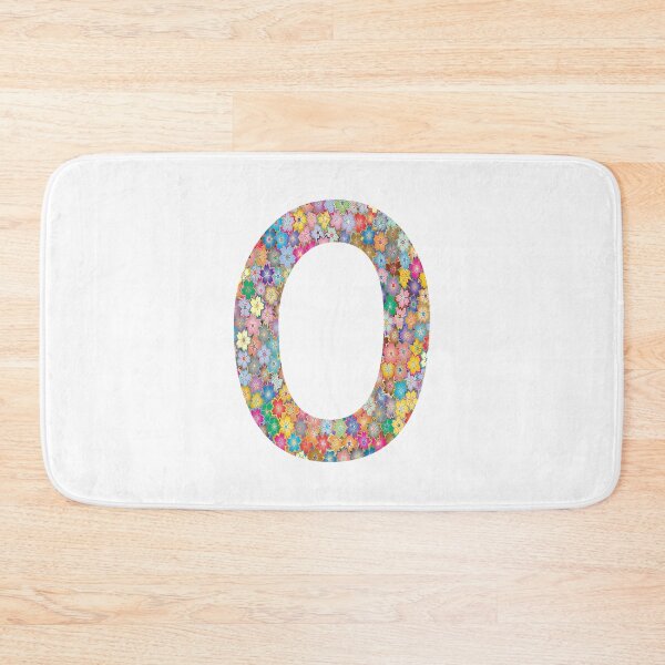 Item preview, Number 0 Colorful Flowers Funny Zero Gift designed and sold by Shariss.