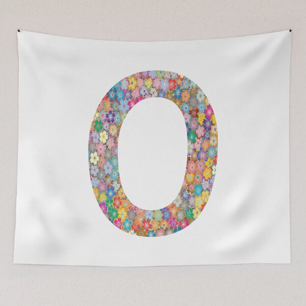 Item preview, Number 0 Colorful Flowers Funny Zero Gift designed and sold by Shariss.