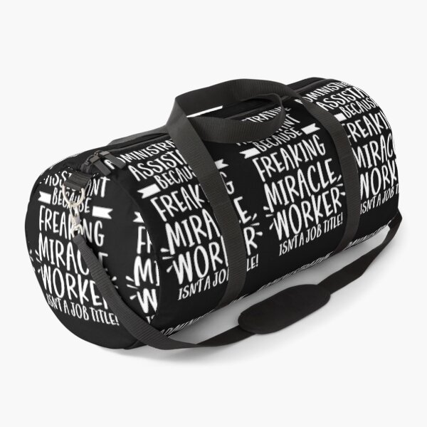 Item preview, Administrative Assistant Because Freaking Miracle Worker Isn't A Job Title! designed and sold by TeesYouWant.