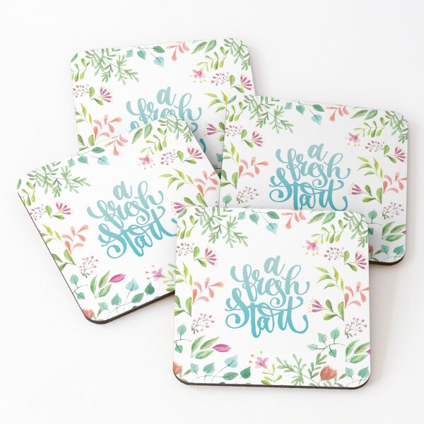 Item preview, Every new day is a fresh start - Watercolor designed and sold by amazingjoy.