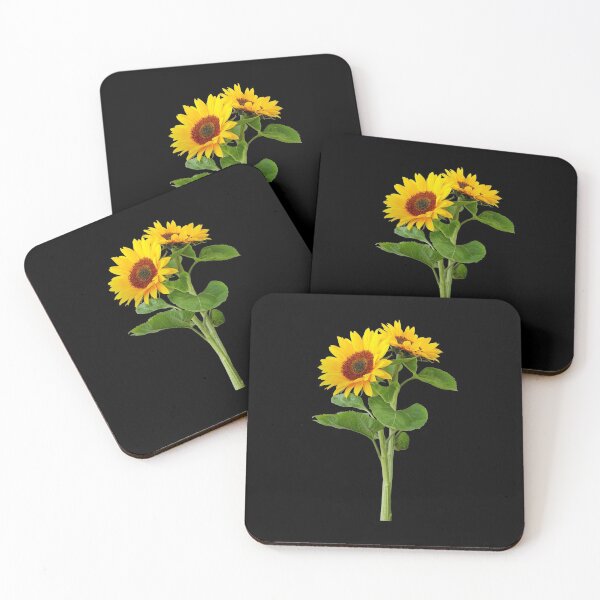 Item preview, Yellow Cosmos Flowers Spring Gift Beautiful Nature Black designed and sold by yasmh.