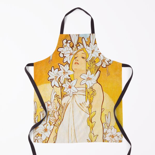 Item preview, Lily by Alphonse Mucha designed and sold by IndieArtDream.