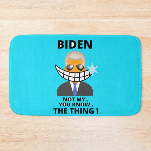 Item preview, clean your feet biden bathmat designed and sold by Flirt-Teez.