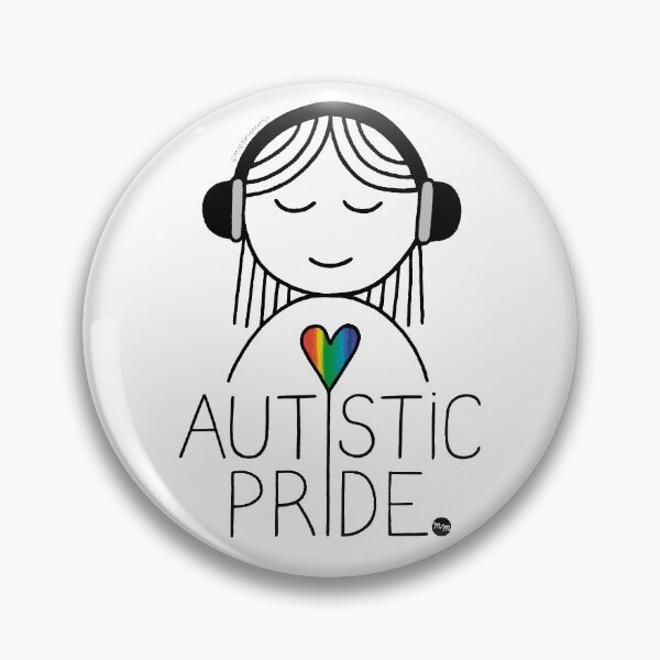 Artikel-Vorschau von AUTISTIC PRIDE - Black Liner Version, designt und verkauft von Magda Montero.