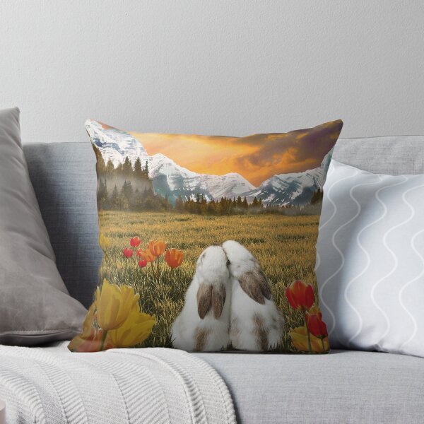Item preview, Bunnies romantic sunrise designed and sold by Susanne Margarete Lutz.