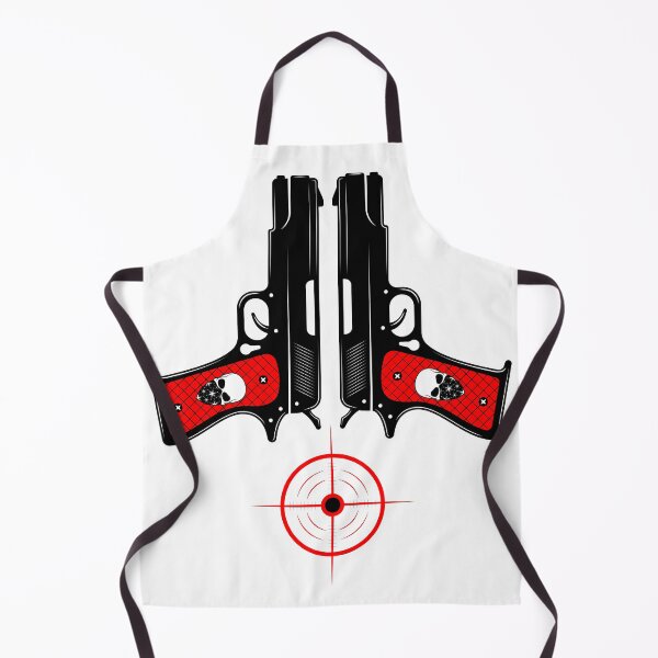 Item preview, Two pistols with a target designed and sold by OneLine24.
