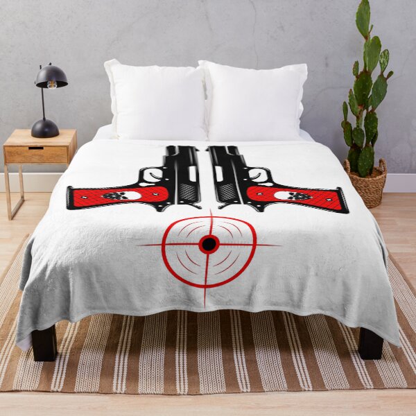 Item preview, Two pistols with a target designed and sold by OneLine24.