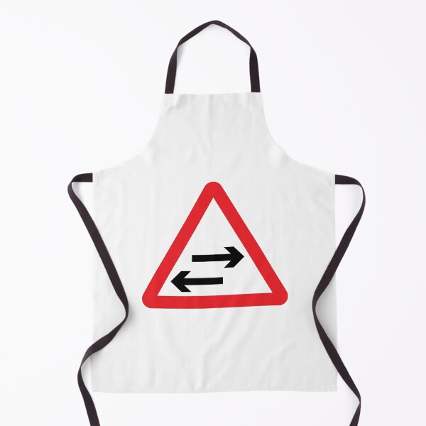 Item preview, UK traffic sign: Two-way traffic on route crossing ahead (TSRGDNO 522) designed and sold by Spyromike.