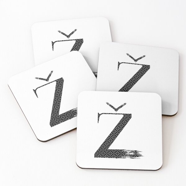 Item preview, Letter Ž - Black & White #1 designed and sold by Kettukas.