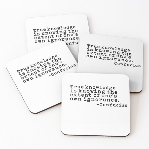 Item preview, What Is True Knowledge Confucius Quote designed and sold by AritraSur.
