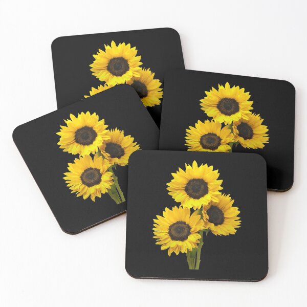 Item preview, Yellow Cosmos Flowers Spring Gift Beautiful Nature Black designed and sold by yasmh.