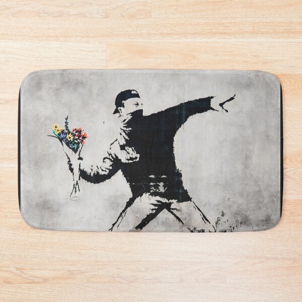 Item preview, Flower Thrower - Original Banksy Mural designed and sold by WE-ARE-BANKSY.