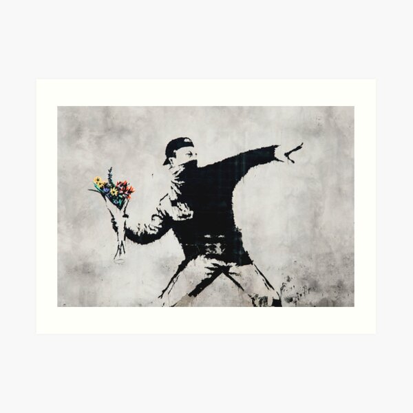 BANKSY MEDITERRANEAN SEA VIEW 2017 Mounted Print for Sale by WE