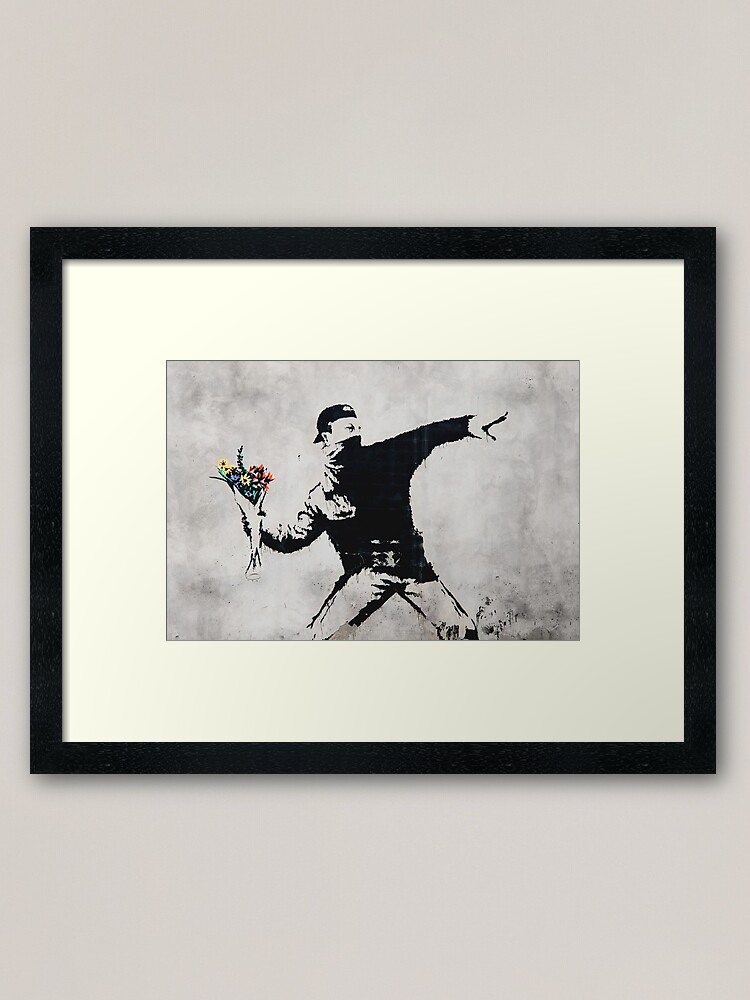 Flower Thrower - Original Banksy Mural