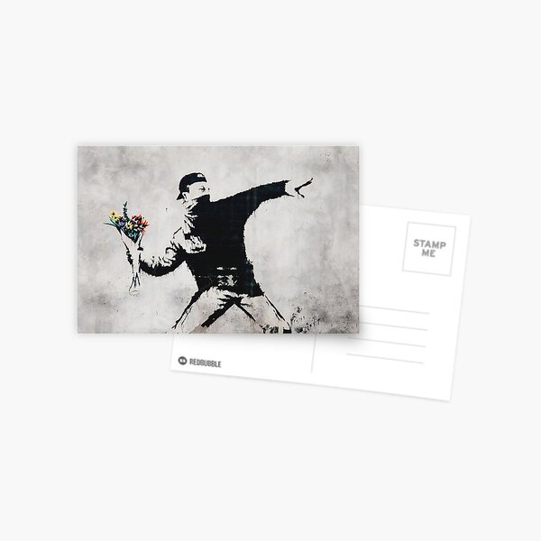 Item preview, Flower Thrower - Original Banksy Mural designed and sold by WE-ARE-BANKSY.