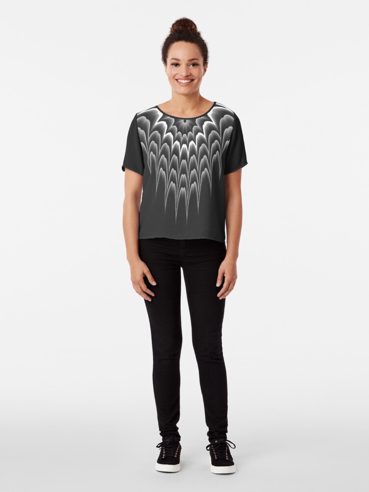 Alternate view of Queen of Tribal 3 Chiffon Top