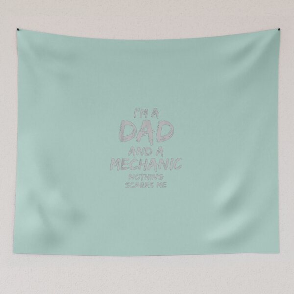 Item preview, i'm a dad and a mechanic nothing scare me shirt designed and sold by chanat3659.
