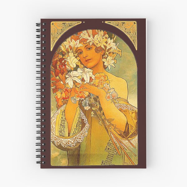 Item preview, Flower by Alphonse Mucha designed and sold by IndieArtDream.