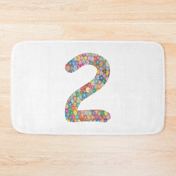 Item preview, Number 2 Colorful Flowers Funny Two Gift designed and sold by Shariss.