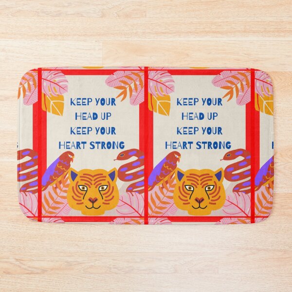 Item preview, Neon Animals Keep Your Head Up Keep Your Heart Strong designed and sold by kindtoearth.