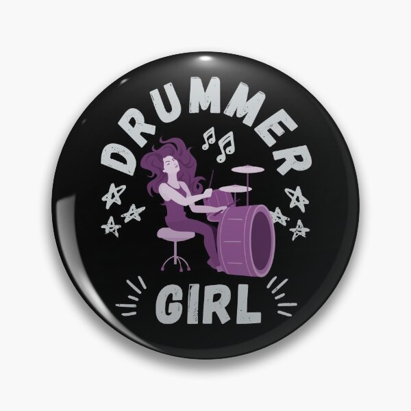 Item preview, Drummer Girl | Musician designed and sold by Petra Becker.