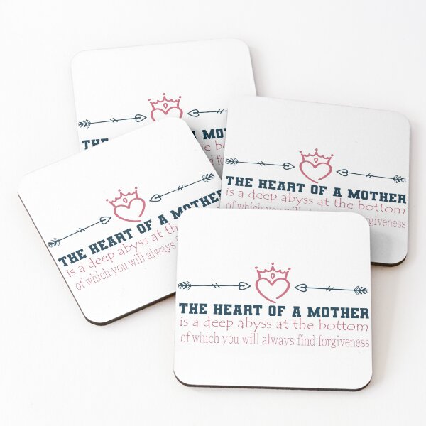 Item preview, The heart of a mother is a deep abyss at the bottom of which you will always find forgiveness : gift for your mom's birthday, best gift for your mother in law, best gift for mother's day designed and sold by Badrart.
