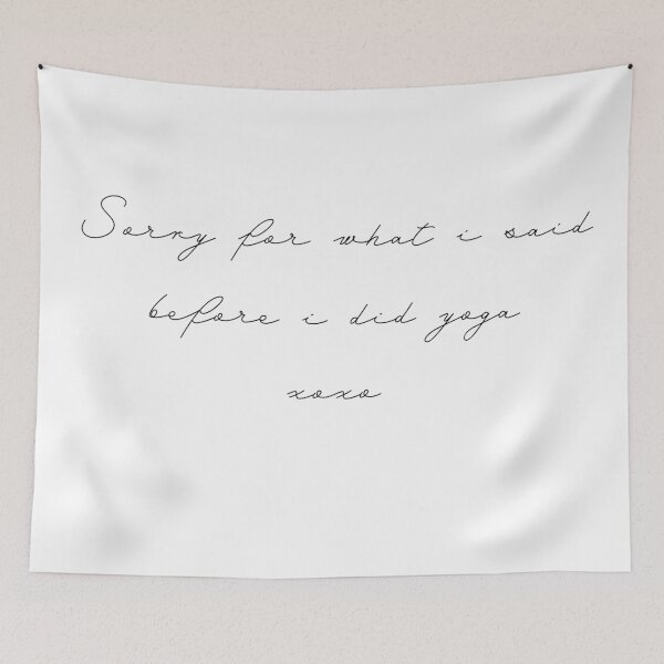 Item preview, Sorry for what I did before yoga! designed and sold by tenfiftytwo.