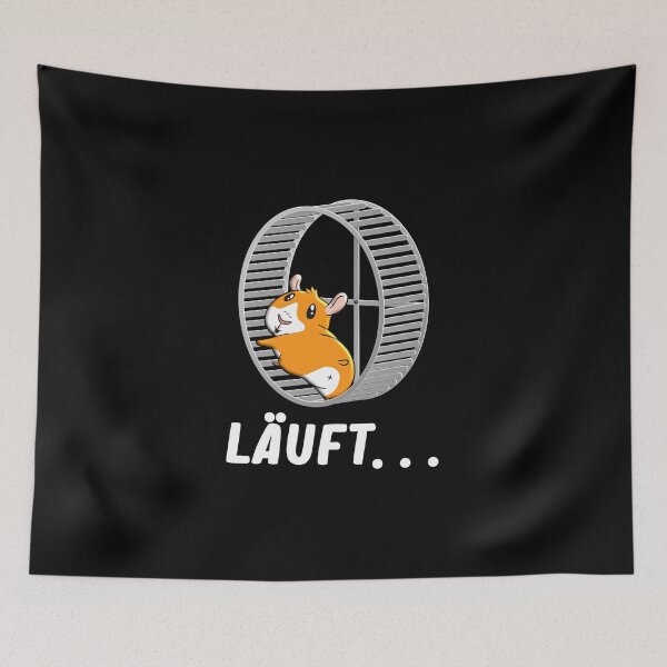 Item preview, Works In German Hamster In A Hamster Wheel designed and sold by Paulina Vanlife.