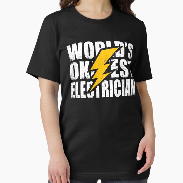 Item preview, worlds okayest electrician funny electrical engineering humor  designed and sold by Majesticoo.