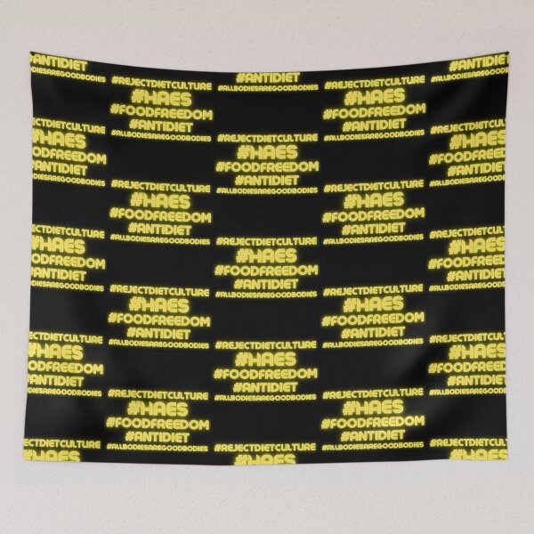 Item preview, Reject Diet Culture Hashtags designed and sold by jshujules.