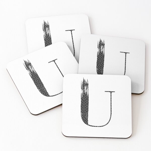 Item preview, Letter U - Black & White #1 designed and sold by Kettukas.