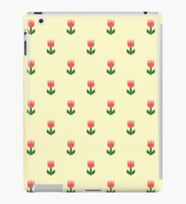 Red And Green Spring Tulip Flowers iPad Case/Skin