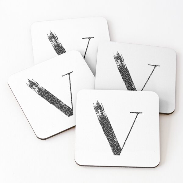 Item preview, Letter V - Black & White #1 designed and sold by Kettukas.