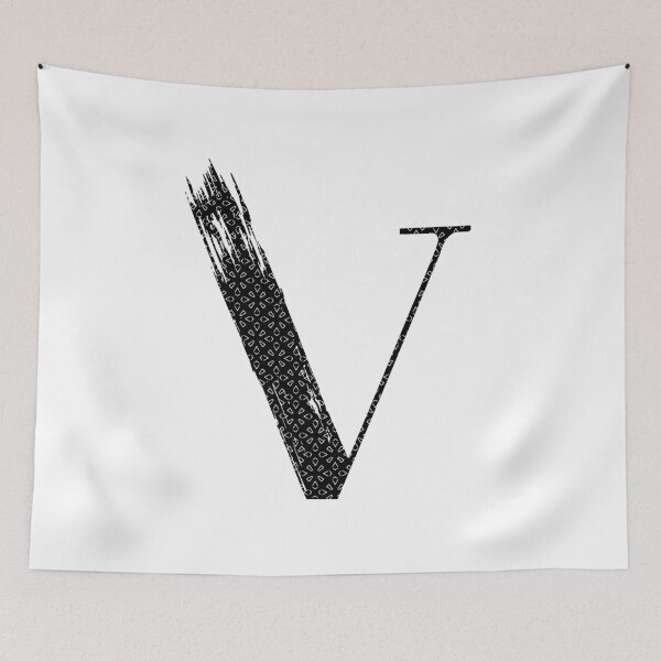 Item preview, Letter V - Black & White #1 designed and sold by Kettukas.