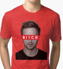 Jesse Pinkman - Bitch. Tri-blend T-Shirt