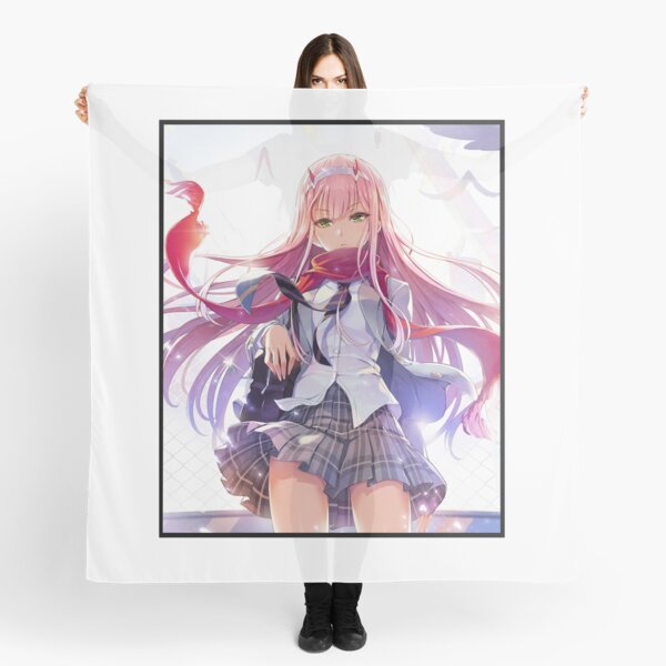 Darling in The Franxx Zero Two Anime Cartoon Characters Scroll