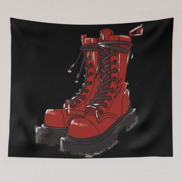 Item preview, Red Doc Martens Boots  designed and sold by Pratyasa.