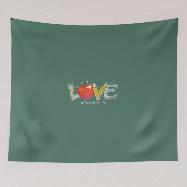 Item preview, love teacher life apple pencil shirt designed and sold by chanat3659.