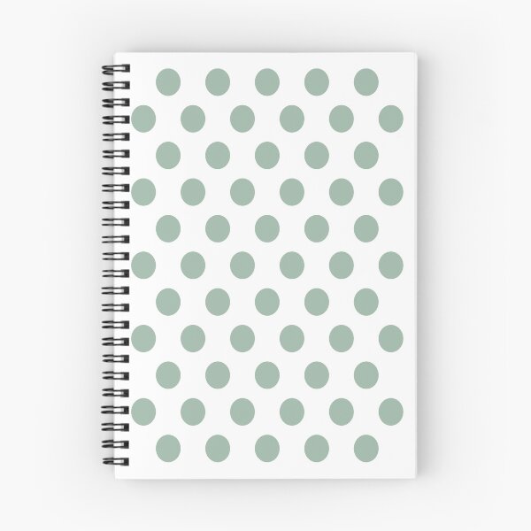 Item preview, Medium MUTED GREEN and WHITE POLKA DOTS designed and sold by RachelMacht.