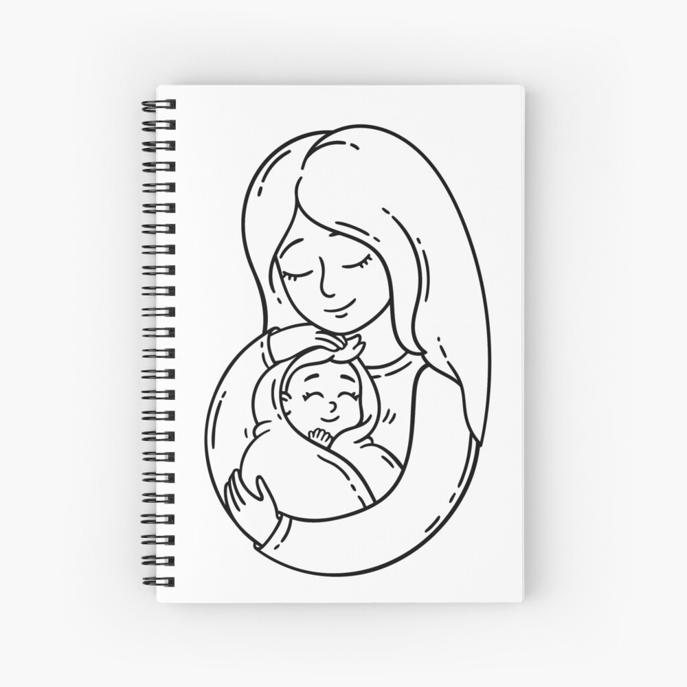 5,203 Mother Holding Baby Sketch Images, Stock Photos & Vectors |  Shutterstock