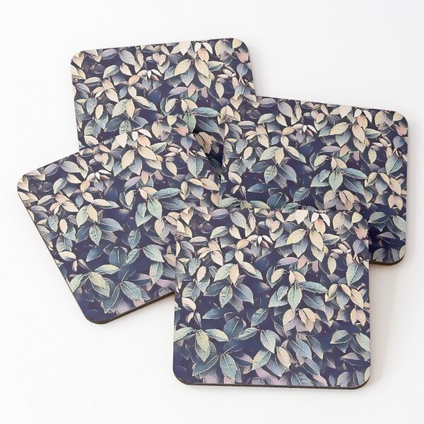 Item preview, Colored leaves in green, olive, yellow, orange, gray designed and sold by Ninaeva.