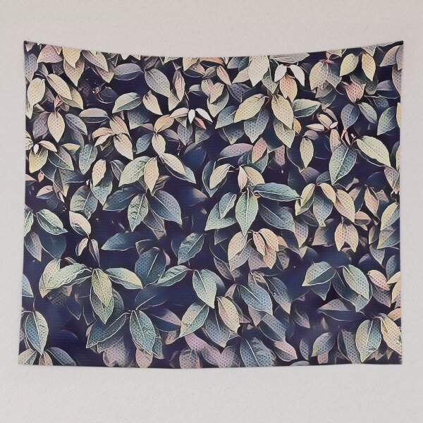 Item preview, Colored leaves in green, olive, yellow, orange, gray designed and sold by Ninaeva.