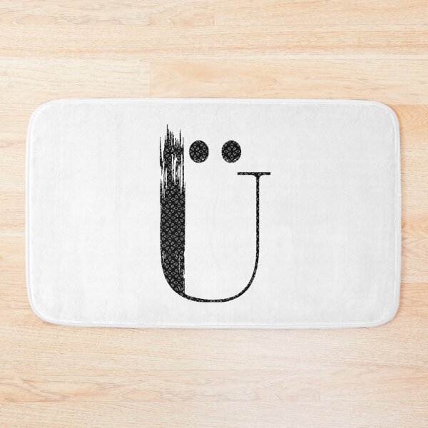 Item preview, Letter Ü - Black & White #1 designed and sold by Kettukas.