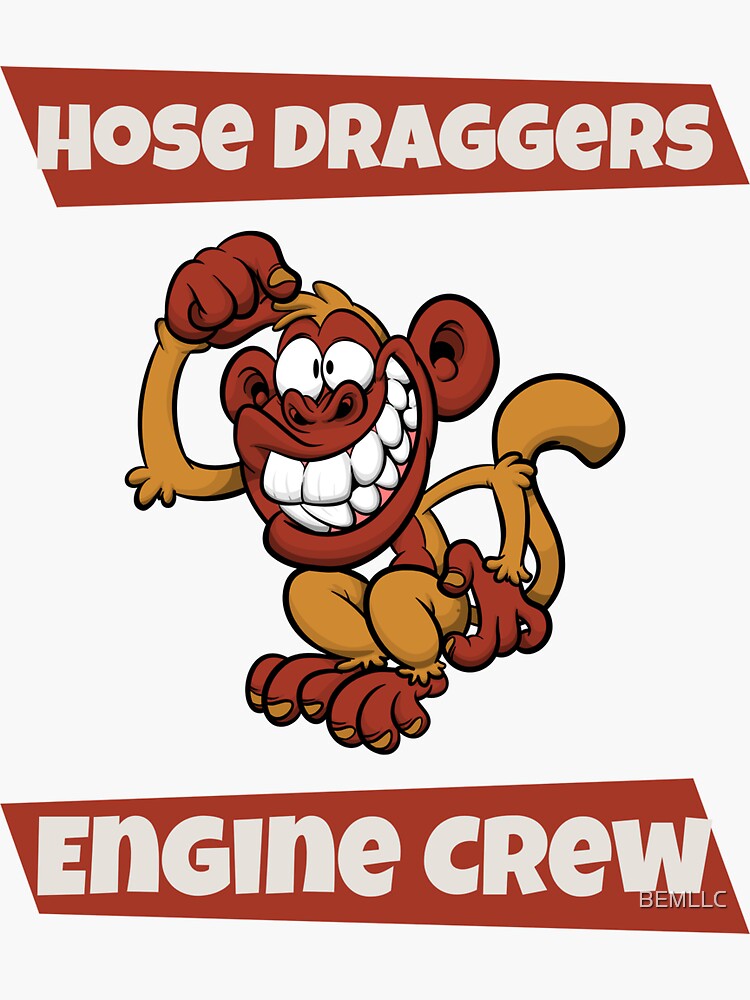 "Hose Dragger" Sticker by BEMLLC Redbubble