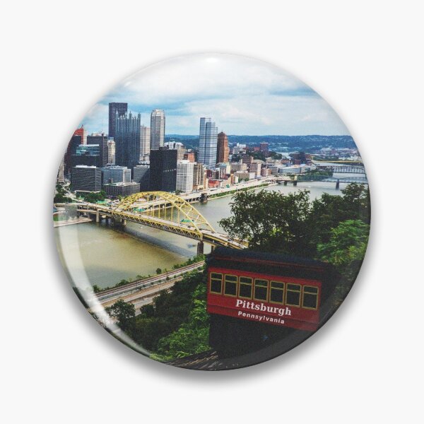 Artikelvorschau, Pittsburgh, Pennsylvania - Pittsburgh Skyline & Duquesne Incline entworfen und verkauft von leemcnut.